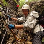 on Mauri e Miki Ferrata Burrone Giovanelli